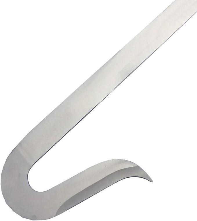 Chinese Hook Swords Set of 2 Silver