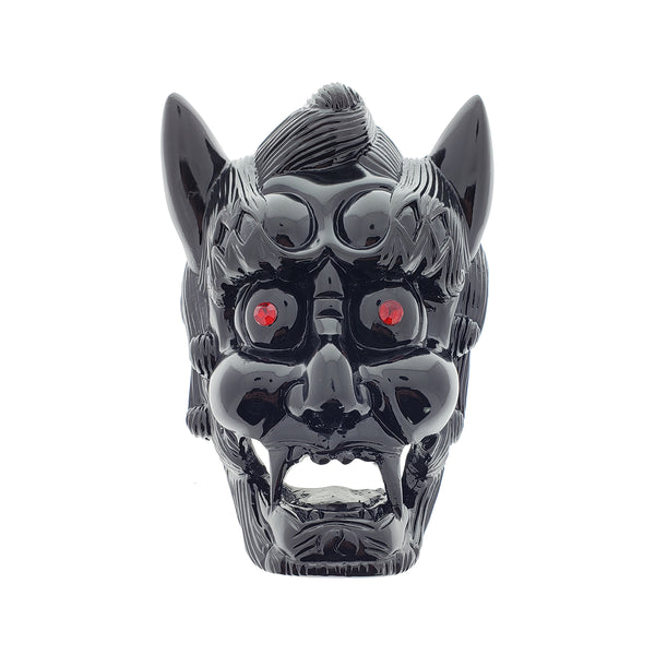 Black Demon Face Mask 2 PC Sai Holder Wall Display