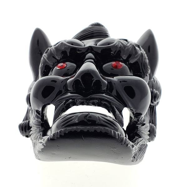 Black Demon Face Mask 2 PC Sai Holder Wall Display