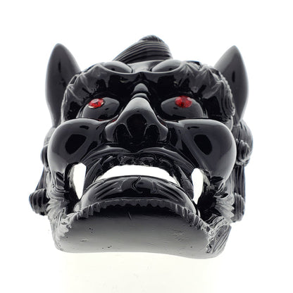 Black Demon Face Mask 2 PC Sai Holder Wall Display