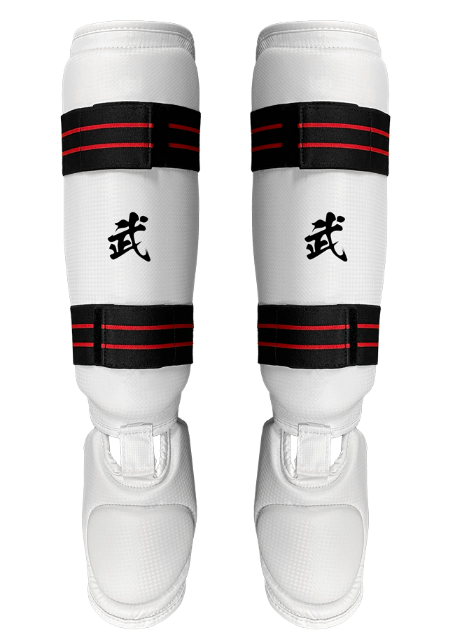 Taekwondo Vinyl Sparring Gear Set w/ Shin Instep Guards