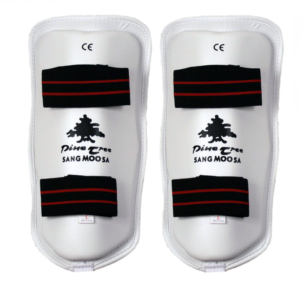 Ping Tree Samgmoosa White Vinyl Forearm, Gloves, Shin and Foot Guard