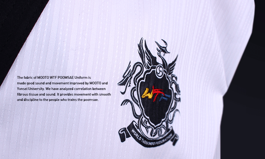 Mooto POOM MALE TAEBEK DAN (BLACK BELT) UNIFORM - SparringGearSet.com - 4