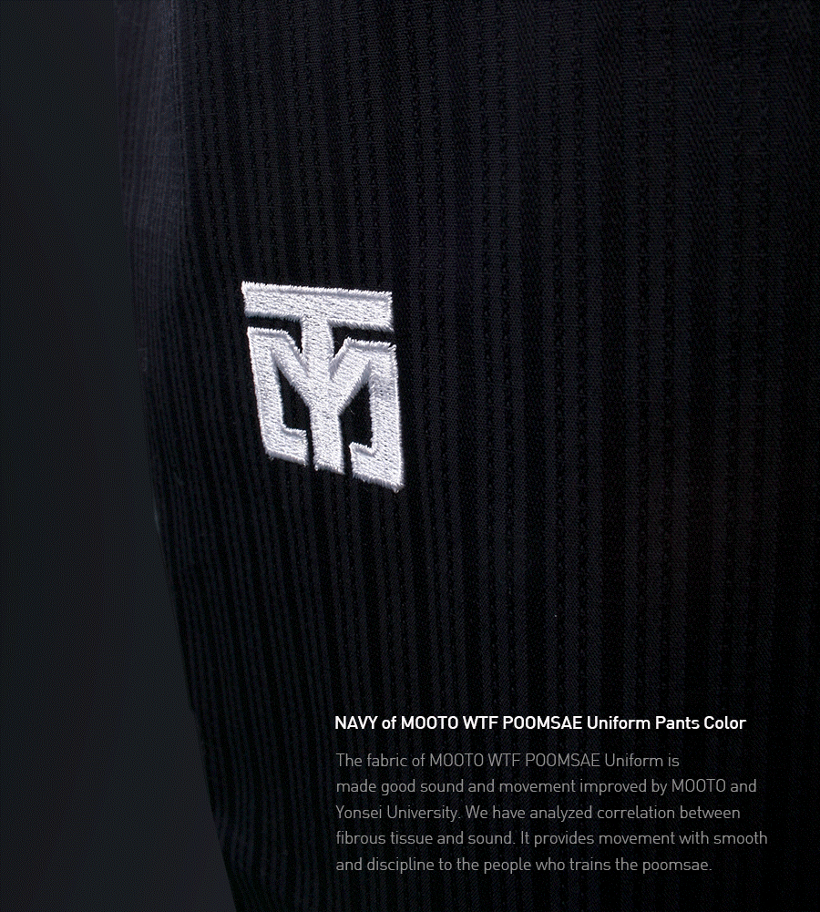 Mooto POOM MALE TAEBEK DAN (BLACK BELT) UNIFORM - SparringGearSet.com - 5