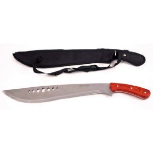 New Rose Ebony Machette W Wooden Handle Machete Sheath