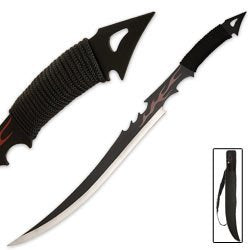 Fire Flame Fantasy Full Tang Sword 26-inch Overall