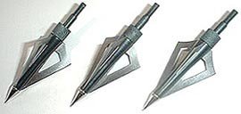 Pack of 3-3 Blade Broadheads 150 Lb Crossbow