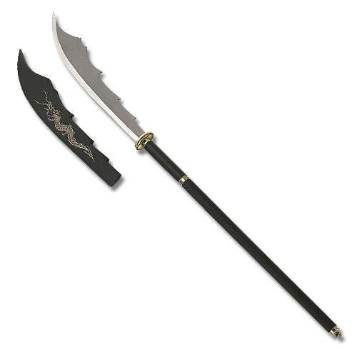 Black Dragon Naginata Pole Arm