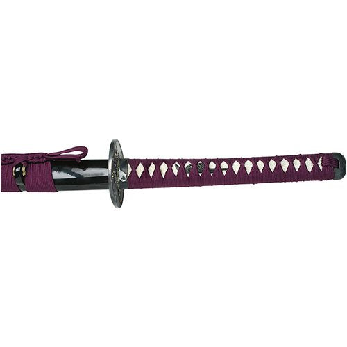 ITO Katana Folded Steel Model 556 Purple Lightning Damascus Sword