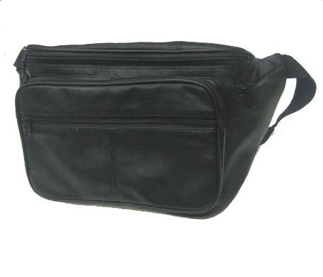 Fanny Pack -Black Leather--Q3090