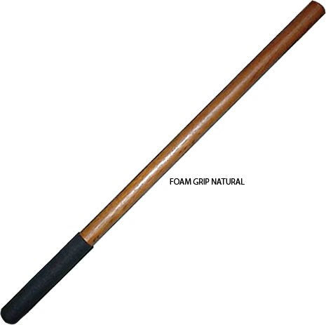 Gungfu Rattan Escrima Foam Handle - Color: Natural, Size: 26 inches x 1.5 inches