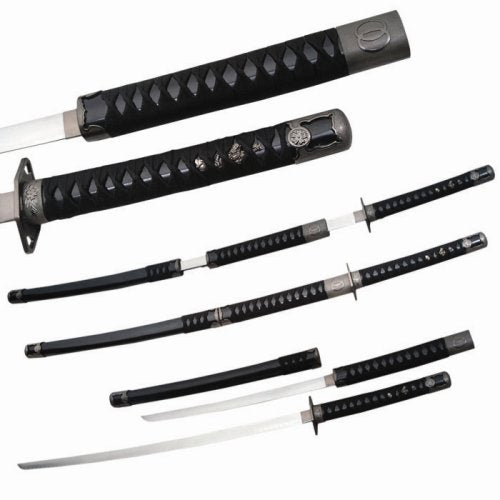 Musashi Double Bladed Samurai Katana Wakizashi 2 Pc Set