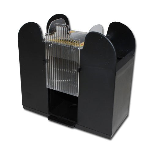Brybelly Casino 6 Deck Automatic Card Shuffler with 6 Decks of Bicycle Playing Cards