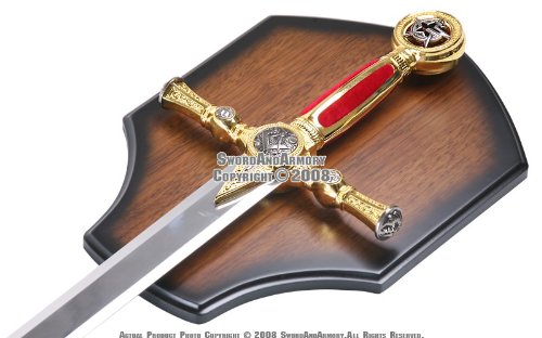 Fraternal Masonic Sword Templar Knight Freemasonry New