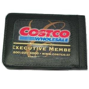 Fine Leather Hand Crafted Mans Man's Mens Men's Mini Wallet Credit Card ID Holder, Black