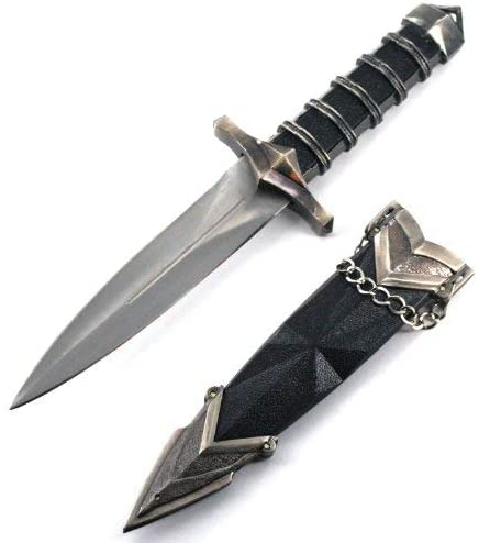 Dark Assassin Knife with Sheath