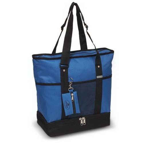 Everest 1002DLX Deluxe Shopping Tote - Khaki/Black