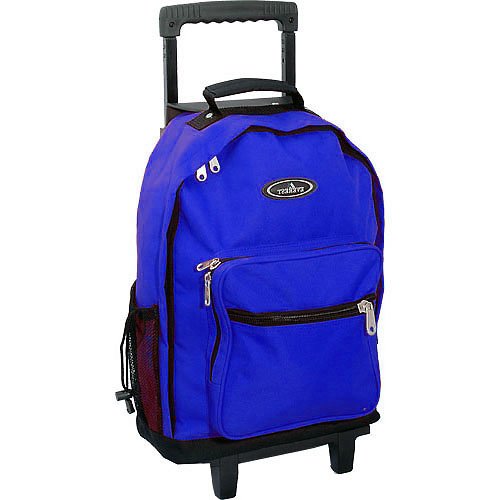 Everest 1045WH Backpack On Wheels (Price/Each), Wheel Bag - Blue/Black