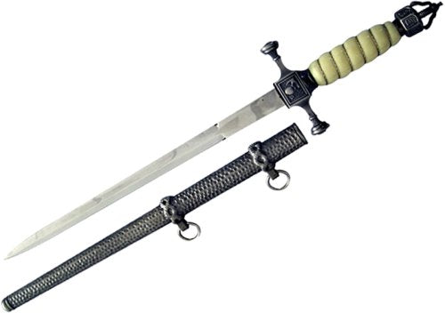 New 19" WWI German Imperial Navy Dagger W/ Scabbard Replica