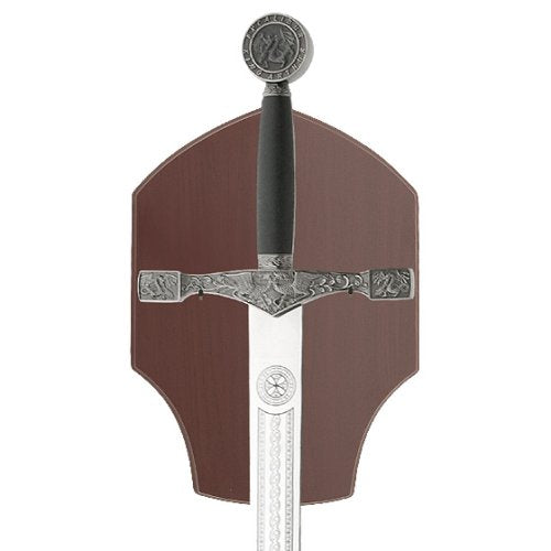 Excalibur Sword Original Medieval Dragon Gold Edition with Plaque