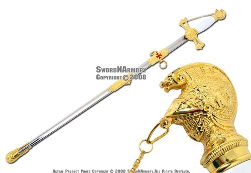 33" Templar Crusader Knight of St. John Masonic Sword