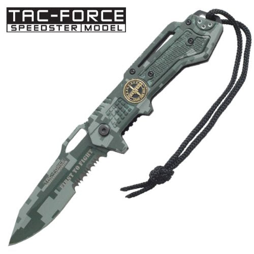Tac Force TF-570DG Assisted Opening Folding Knife 4.5-Inch Closed