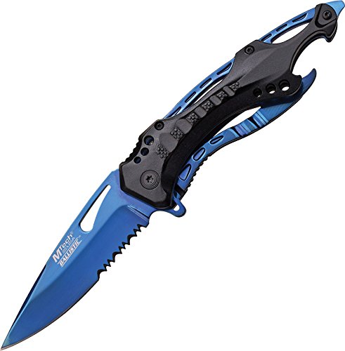 MTech USA Ballistic MT-A705 Series Spring Assist Folding Knife, 4.5-Inch Closed
