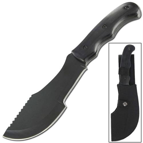 The Hunted Sweeper Tracker T-3 Hunting Bowie Knife Black
