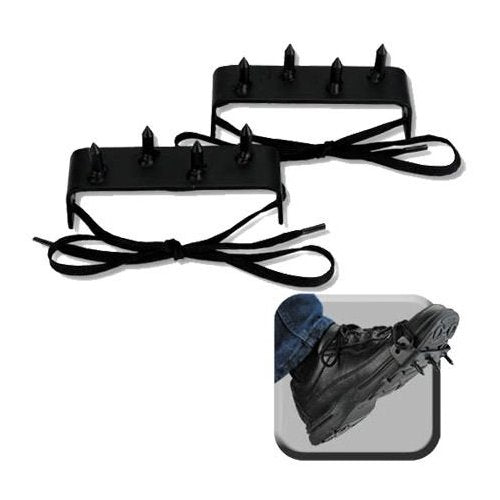 2 pcs Ninja Gear Black Steel Foot Spikes Claw Shinobi
