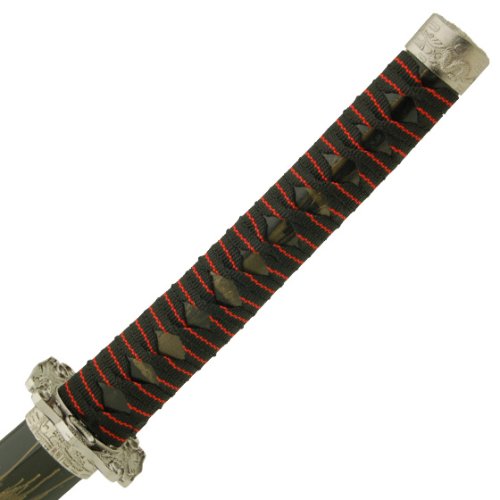 Ace Martial Arts Black Samurai Decorative Katana