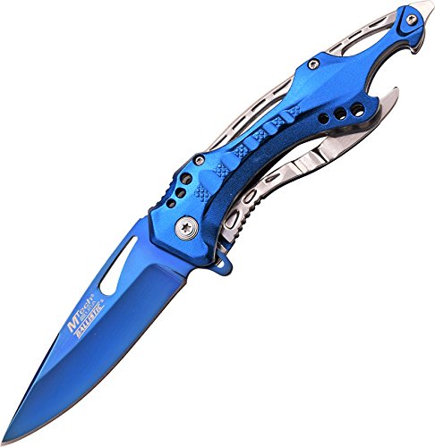 MTech USA Ballistic MT-A705 Series Spring Assist Folding Knife, 4.5-Inch Closed