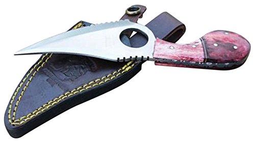 New Bone Collector BC 793 3 Colors Fixed Blade Skinning Knife with Leather Sheath 7-Inch Overall Pink Black Green