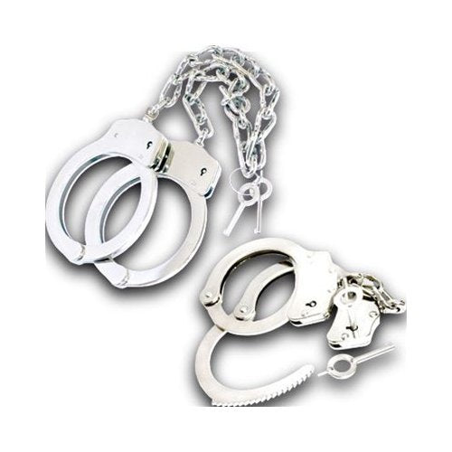 MTECH USA MT-S4508LC Hand Cuffs Double Lock Leg Cuff