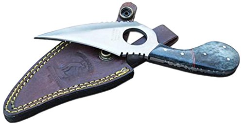 New Bone Collector BC 793 3 Colors Fixed Blade Skinning Knife with Leather Sheath 7-Inch Overall Pink Black Green