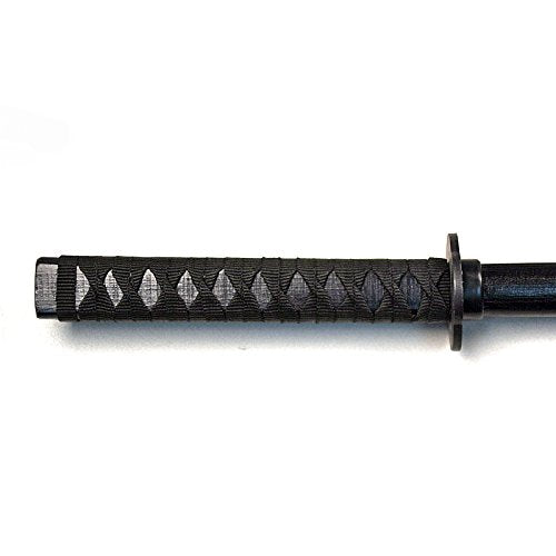 Ace Martial Arts Supply Kendo Wooden Natural Bokken Practice Samurai Katana Sword, 40-Inch (Black with Dragon Carved)