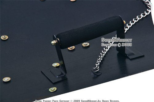 Knight Templar Royal Crusader Shield Red Cross w/ Grid