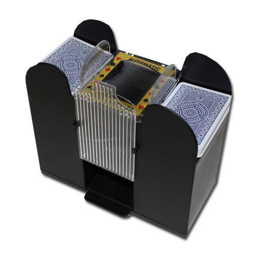 Brybelly Casino 6 Deck Automatic Card Shuffler with 6 Decks of Bicycle Playing Cards