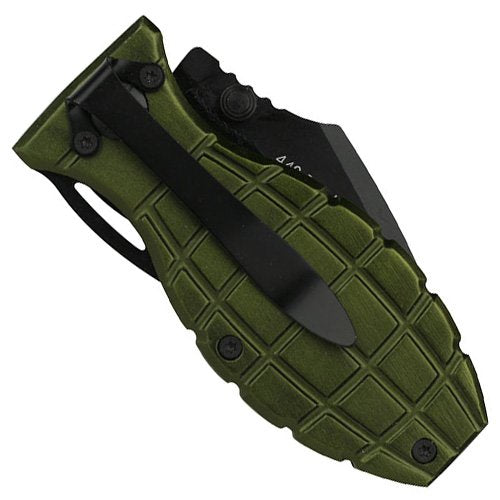 M-Tech Folding Knife Grenade Green