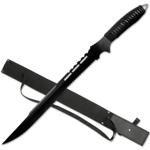 Full Tang Ninja Sword Ti-treated Black
