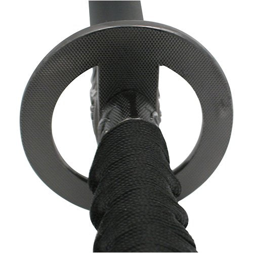 Ace Martial Arts Supply Reverse Blade Katana with Stand, Black