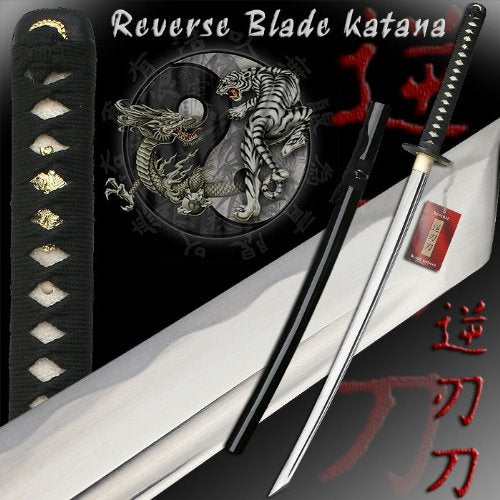 Hand Forged Reverse Blade Katana - 40.5 Inches