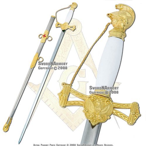 33" Templar Crusader Knight of St. John Masonic Sword
