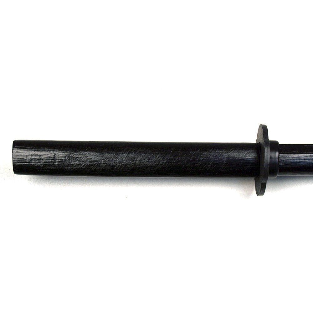 Ace Martial Arts Supply Kendo Wooden Natural Bokken Practice Samurai Katana Sword, 40-Inch (Two Black with No Cord)