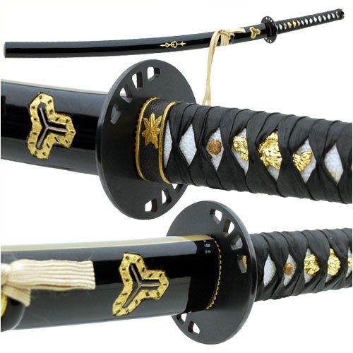 Handmade Kill Bill Bride's Samurai Katana Sword Leather Handle