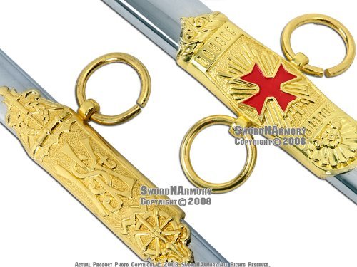 33" Templar Crusader Knight of St. John Masonic Sword