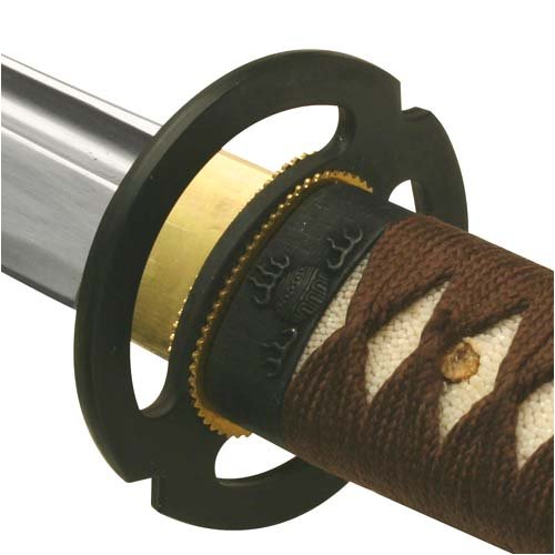 Samurai Sword Boxed Brown Musashi ITO Katana Model 413