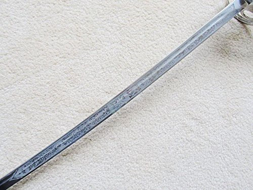 Military Ceremonial Sword U.S. Army Officer Saber with Free Bag