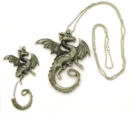 FANTASY DRAGON NECKLACE KNIFE