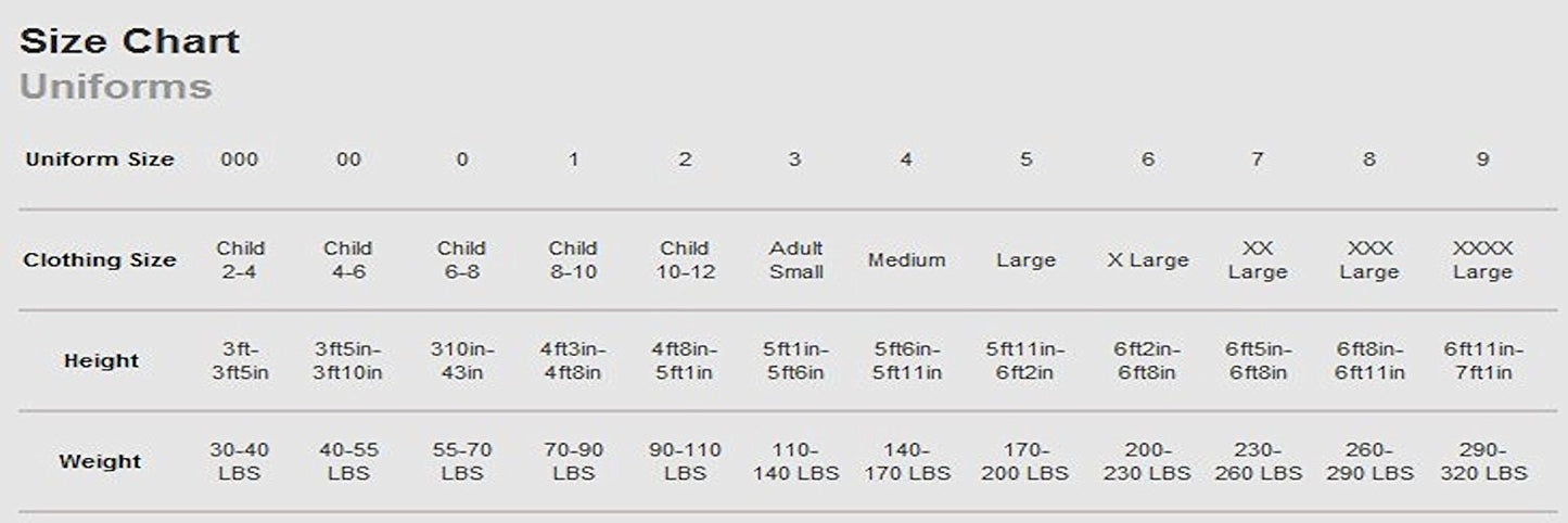 Ace Martial Arts Student Elastic Waist Karate Pant Black size 4