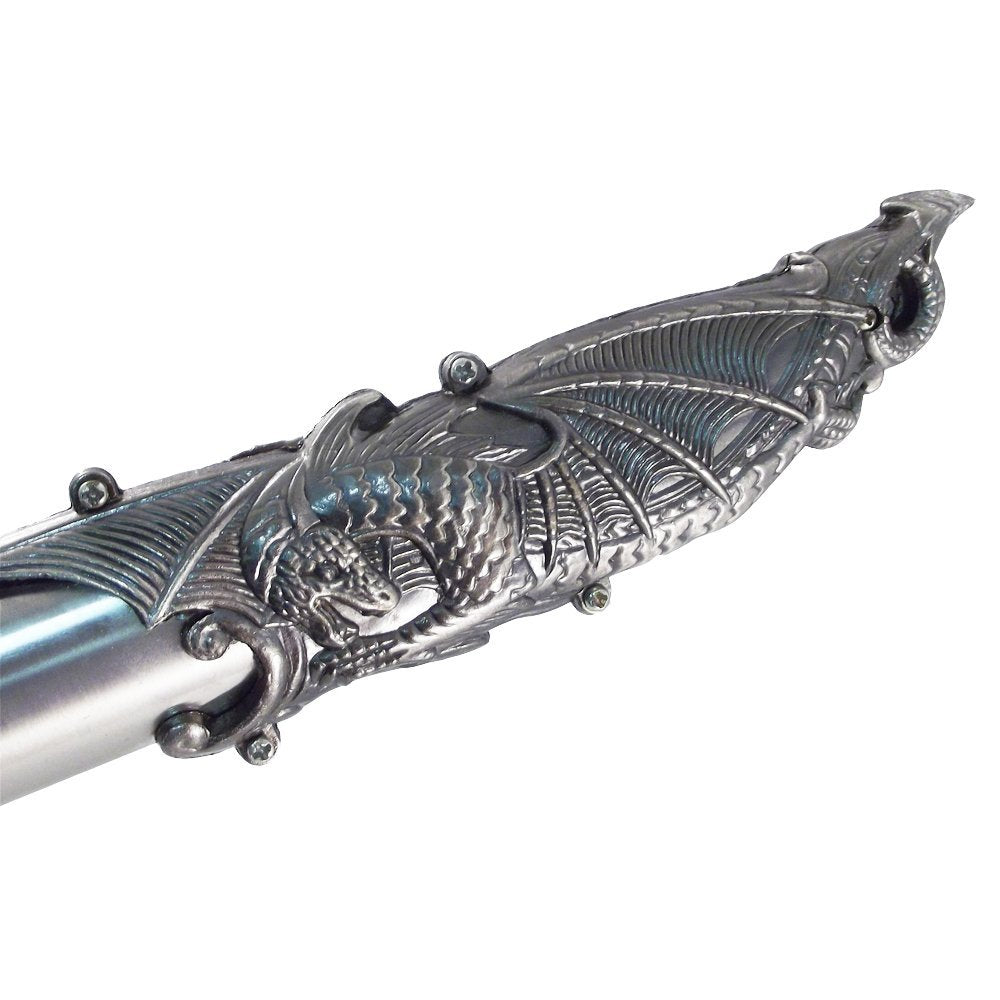 Ace Martial Arts Supply Saint George Dragon Saber Fantasy Medieval Knight Sword, 36-Inch/Large